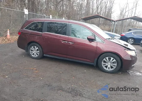 2016 Honda Odyssey Ex-L z USA, uszkodzony, nr VIN 5FNRL5H63GB023918